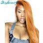 Human Hair Straight Brazilian Wigs Remy Hair Lace Wig Pre Plucked with Baby hair Size 18