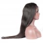 Lace Front Wigs Human Hair Straight Brazilian Remy Hair Natural Color Size 20