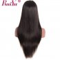Straight Lace Front Wig Human Hair Wigs For Black Women Pre Plucked Peruvian Lace Wigs 24 inch