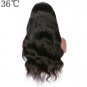 Human Hair Lace Front Wig With Peruvian Remy Hair Wig Pre Pre Plucked Hairline Bleached 20 inch