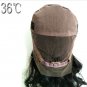 Full Lace Wig Malaysian Remy Hair Part Short Hair Wig Natural Human Hairline Baby Hair 16 inch