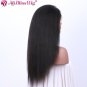 Human Hair Pre Plucked Brazilian Remy Straight Curly Full Lace Wigs With Baby Hair 20 inch