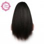 Hair Brazilian Lace Front Human Hair Wig For Black Women Remy Kinky Human Hair Straight Wigs 16 inch