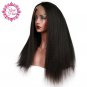 Hair Brazilian Lace Front Human Hair Wig For Black Women Remy Kinky Human Hair Straight Wigs 20 inch