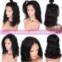 Lace Short Bob Front Wigs Brazilian Natural Color Human Hair With Baby Hair 12 inch