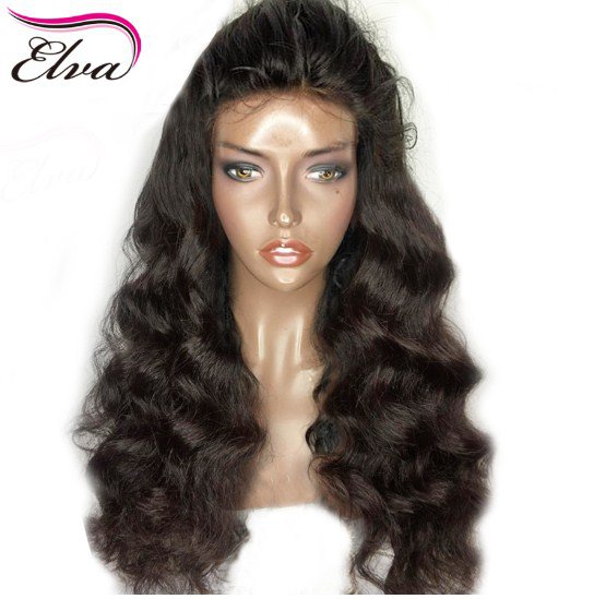 Hair Body Wave Lace Front Human Hair Wigs With Baby Hair Pre Plucked Hairline   20  inch