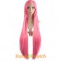 Long Straight Hair 25 Colors Blonde Black Pink Red Purple Cosplay Wig Ladies Synthetic Wigs