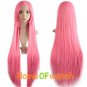 Long Straight Hair 25 Colors Blonde Black Pink Red Purple Cosplay Wig Ladies Synthetic Wigs