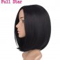 12 Inch Women's Synthetic Wigs Ombre Burgundy / Blonde / Silver Short Afro-American Bob Wigs