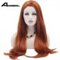 Long Straight Natural Glueless Lace Front Wig Synthetic High Temperature Fiber  Wigs 20 inch