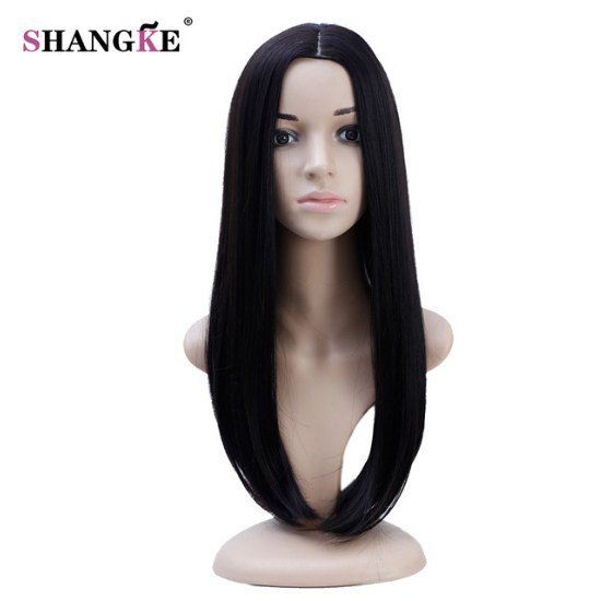 Bob Wig Female Long Natural Black Heat Resistant Synthetic Hair Wigs For Black Women Long