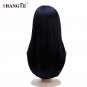 Bob Wig Female Long Natural Black Heat Resistant Synthetic Hair Wigs For Black Women Long