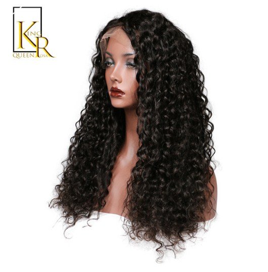 Lace Front Human Hair Wigs For Black Women Brazilian Remy Short Curly Wig Baby Hair 16 inch