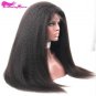 Straight curly Glueless Wig Front Human Hair Lace Wigs for Black women with Baby Hair  12 inch