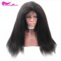 Straight curly Glueless Wig Front Human Hair Lace Wigs for Black women with Baby Hair  24 inch