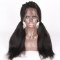 Straight Brazilian Lace Front Human Hair Wigs With Baby Hair For Women 16 inch