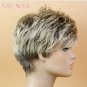 Wig Blonde Straight Short Pixie Hair Cut Synthetic Hair Style High Temperature Fiber