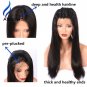 Human Hair Wigs Brazilian Straight Remy Hair Wig Pre Plucked Natural 12 inch