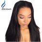 Human Hair Wigs Brazilian Straight Remy Hair Wig Pre Plucked Natural 20 inch