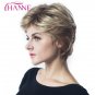 High Temperature Synthetic Fiber Wigs For Black / White Women Natural Short Wig