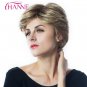 High Temperature Synthetic Fiber Wigs For Black / White Women Natural Short Wig