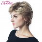 High Temperature Synthetic Fiber Wigs For Black / White Women Natural Short Wig