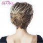 High Temperature Synthetic Fiber Wigs For Black / White Women Natural Short Wig