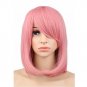 Girls Short Bob Straight Bob Cosplay Party Costume Rose 40 Cm Synthetic Hair Wigs