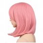 Girls Short Bob Straight Bob Cosplay Party Costume Rose 40 Cm Synthetic Hair Wigs
