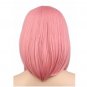 Girls Short Bob Straight Bob Cosplay Party Costume Rose 40 Cm Synthetic Hair Wigs