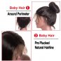 Full Lace Human Hair Wigs For Brazilian women Human Hair Full Lace Wigs With Baby Hair  16 inch
