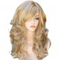 Long Wavy Natrual Blonde 60 Cm Synthetic Hair Wigs