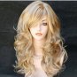Long Wavy Natrual Blonde 60 Cm Synthetic Hair Wigs