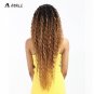 Wig Lace Front Hair 30 Inches Long Wavy Red Synthetic Wigs For Black Women