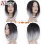 Short Bob Hair Wigs For Women Adjustable Synthetic Wig Bug Gray Cosplay Wig High Temperature Fiber