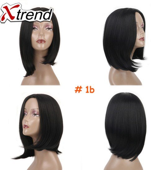 Short Bob Hair Wigs For Women Adjustable Synthetic Wig Bug Gray Cosplay Wig High Temperature Fiber