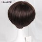 Short Hair Brown Wigs Women Natural Heat Resistant Synthetic Wigs