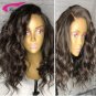 Lace Front Human Hair Wigs with Baby Hair Glueless Short Wigs Loose Peruvian Remy Hair Wave 12 inch