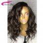 Lace Front Human Hair Wigs with Baby Hair Glueless Short Wigs Loose Peruvian Remy Hair Wave 20 inch