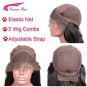 Lace Front Human Hair Wigs with Baby Hair Glueless Short Wigs Loose Peruvian Remy Hair Wave 20 inch