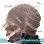 Lace Frontal Wigs Deep Wave Pre Plucked Lace Wig 100% Remy Hair Human Hair Wig 20 inch
