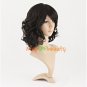 Curly Black Light Dark brown Synthetic women hair Cosplay Nautral wigs 40cm Heat Resistant Ladies