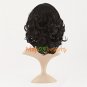 Curly Black Light Dark brown Synthetic women hair Cosplay Nautral wigs 40cm Heat Resistant Ladies