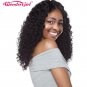Human Hair Wigs For Black Women Pre Plucked Brazilian Deep Wave Wig With Baby Hair  16 inches