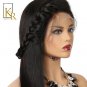 Lace Frontal Wig Remy Brazilian Long Straight Human Hair Wigs For Black Women Baby Hair 12 inches
