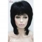 Short Shaggy Layered Copper Red Classic Cap Full Synthetic Wig Kanekalon Women's Wigs
