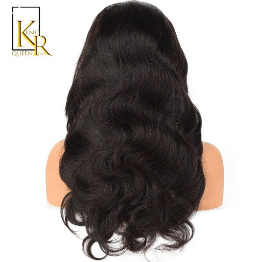 Wig Remy Lace Front Human Hair Wigs For Black Women Plucked Bleached With Baby Hair 20 inches