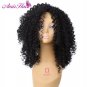Long afro Kinky Curly Synthetic wig for Women With Baby Hair wigs cosplay perruque