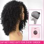 Long afro Kinky Curly Synthetic wig for Women With Baby Hair wigs cosplay perruque