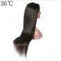 Straight Lace Front Human Hair Wigs 100% Peruvian Virgin Hair Wig Hairline Baby Hair 16 inches